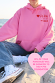 PI PHI- Pink and Red Circle of Philanthropy Hooded Sweatshirt