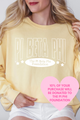PI PHI- Outline Arch Philanthropy Comfort Colors Sweatshirt