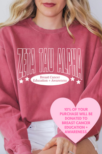 ZTA- Outline Arch Philanthropy Comfort Colors Sweatshirt