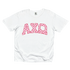 AXO- Lover Girl Greek Letters Sorority Tee