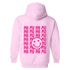PHI MU- Pink Smile Back Sorority Hooded Sweatshirt