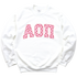 AOII- Lover Girl Letters Sorority Crewneck Sweatshirt
