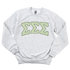 SIGMA- Green Plaid Greek Letters Crewneck Sweatshirt