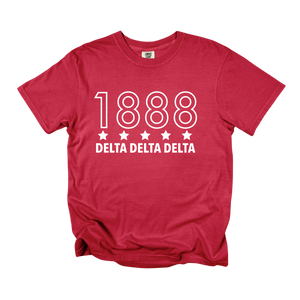 TRI DELTA- Outlined Year Tee