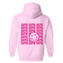 SIGMA- Pink Smile Back Sorority Hooded Sweatshirt