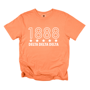 TRI DELTA- Outlined Year Tee