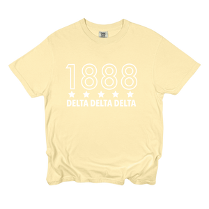 TRI DELTA- Outlined Year Tee