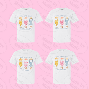 Soak Up The Sun Sorority Tee