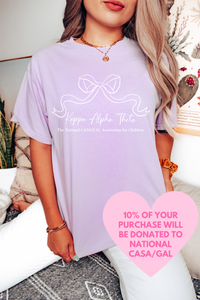 THETA- Ribbon Bow Philanthropy Tee