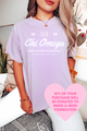 CHI O- Oval Greek Letters Philanthropy Tee