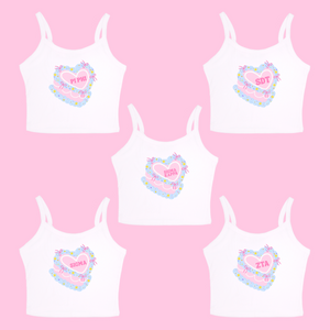 Birthday Cake Sorority Tank