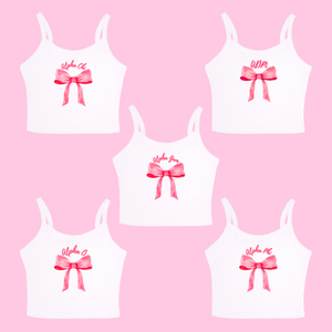 Pink Bow Sorority Tank