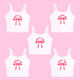 Pink Bow Sorority Tank