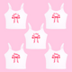 Pink Bow Sorority Tank