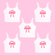 Pink Bow Sorority Tank