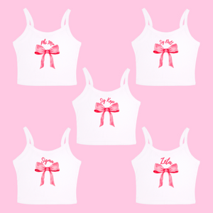 Pink Bow Sorority Tank