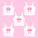 Pink Bow Sorority Tank