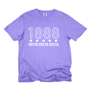 TRI DELTA- Outlined Year Tee