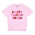 THETA- Pink Red Stars Tee