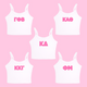 Greek Letters Sorority Tank
