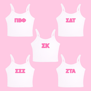 Greek Letters Sorority Tank