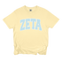ZTA- Pastel Varsity Sorority Tee