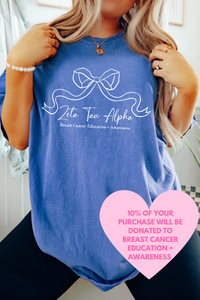 ZTA- Ribbon Bow Philanthropy Tee