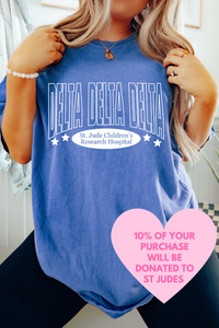 TRI DELTA- Outline Arch Philanthropy Tee