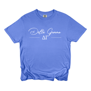 DG- Greek Letters and Script Tee