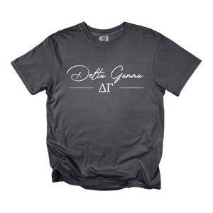 DG- Greek Letters and Script Tee