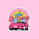 Malibu Sorority Sticker