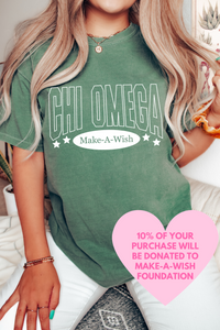 CHI O- Outline Arch Philanthropy Tee