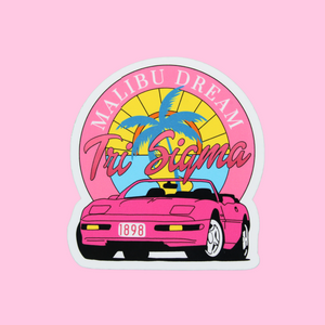 Malibu Sorority Sticker