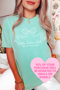 AGD- Ribbon Bow Philanthropy Tee