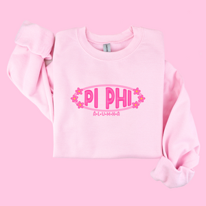 Glowing Flower Alumna Crewneck Sweatshirt