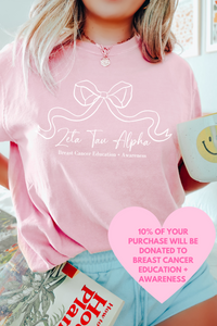 ZTA- Ribbon Bow Philanthropy Tee