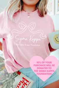 SK- Ribbon Bow Philanthropy Tee