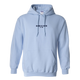 AXID- Blue Smile Back Sorority Hooded Sweatshirt