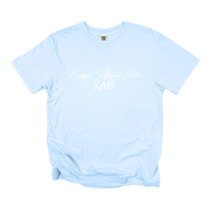 THETA- Greek Letters and Script Tee