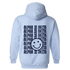 AXID- Blue Smile Back Sorority Hooded Sweatshirt