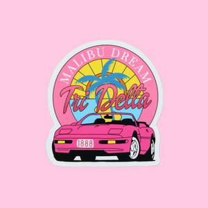 Malibu Sorority Sticker