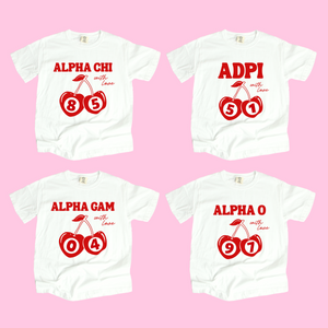 Cherry Pop Sorority Tee