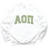 AOII- Green Polka Dots Greek Letters Crewneck Sweatshirt