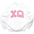 CHI O- Lover Girl Letters Sorority Crewneck Sweatshirt