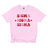 SIGMA- Pink Red Stars Tee