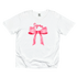 SIGMA- Pink Bow Tee