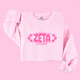 Glowing Flower Alumna Crewneck Sweatshirt