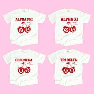 Cherry Pop Sorority Tee