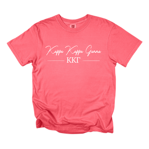 KKG- Greek Letters and Script Tee