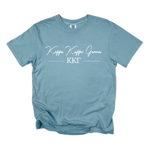 KKG- Greek Letters and Script Tee